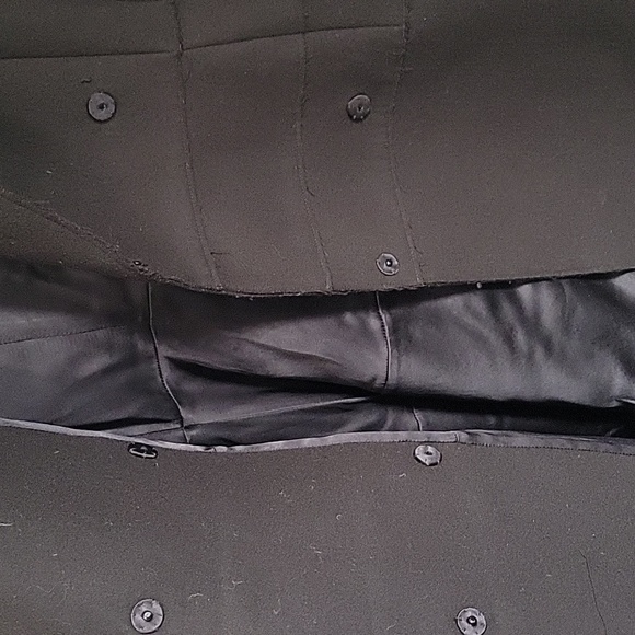 Calvin Klein Collection | Double breasted wool coat - made in Italy | size 6 - Picture 4 of 8